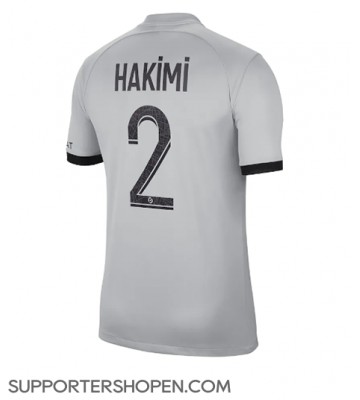 Paris Saint-Germain Achraf Hakimi #2 Borta Matchtröja 2022-23 Kortärmad